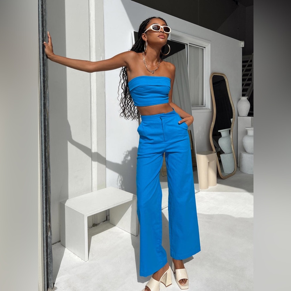 Princess Polly Aiden Set Blue